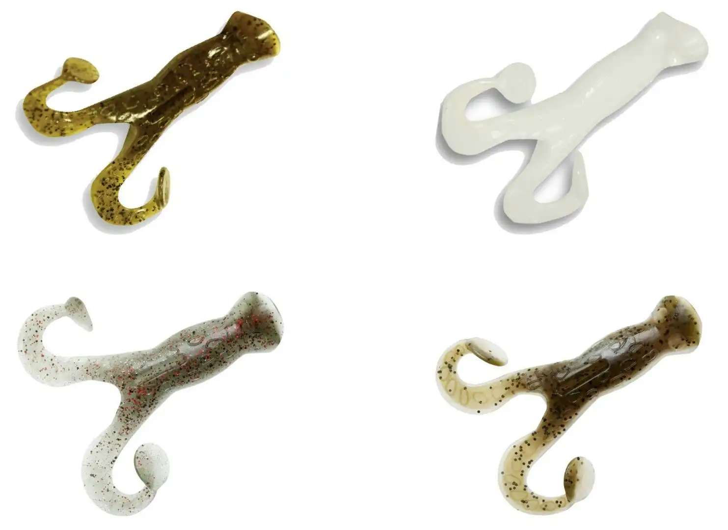 Zman 4 Inch Pop FrogZ Soft Plastic Lures - 4 Pack of Z Man Soft Plastic Lures