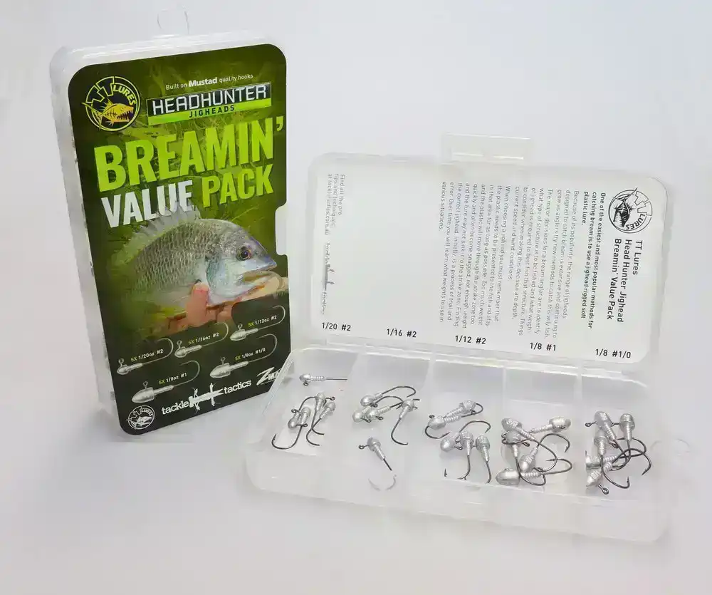 TT Lures Headhunter Jigheads Breamin Value Pack-TT Lures Assorted Jig Heads  Kit, Hooked Online