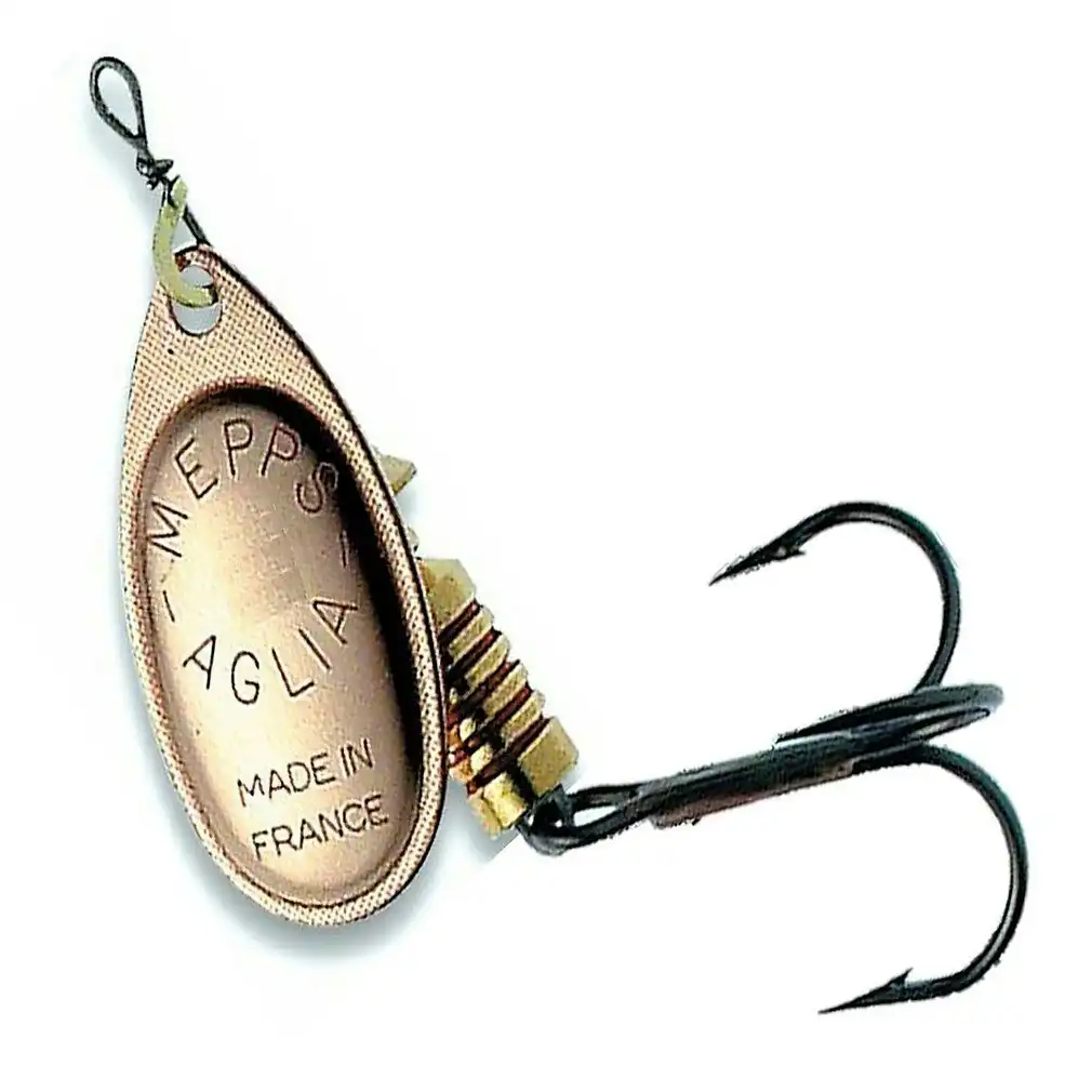 Mepps Lures Aglia Spinner - Copper Spinnerbait Fishing Lure