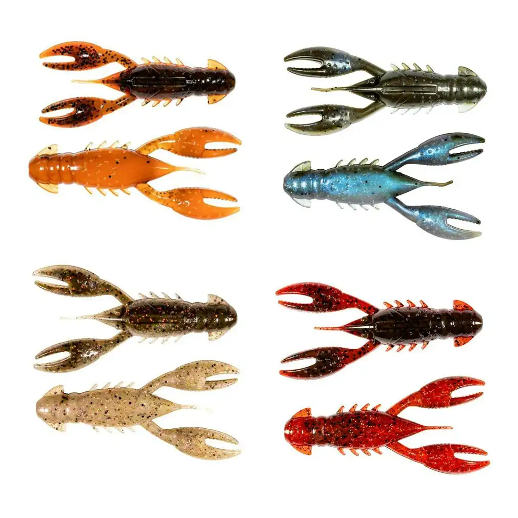 3 Pack of Zman 3.5 Inch Pro Crawz Soft Plastic Fishing Lures