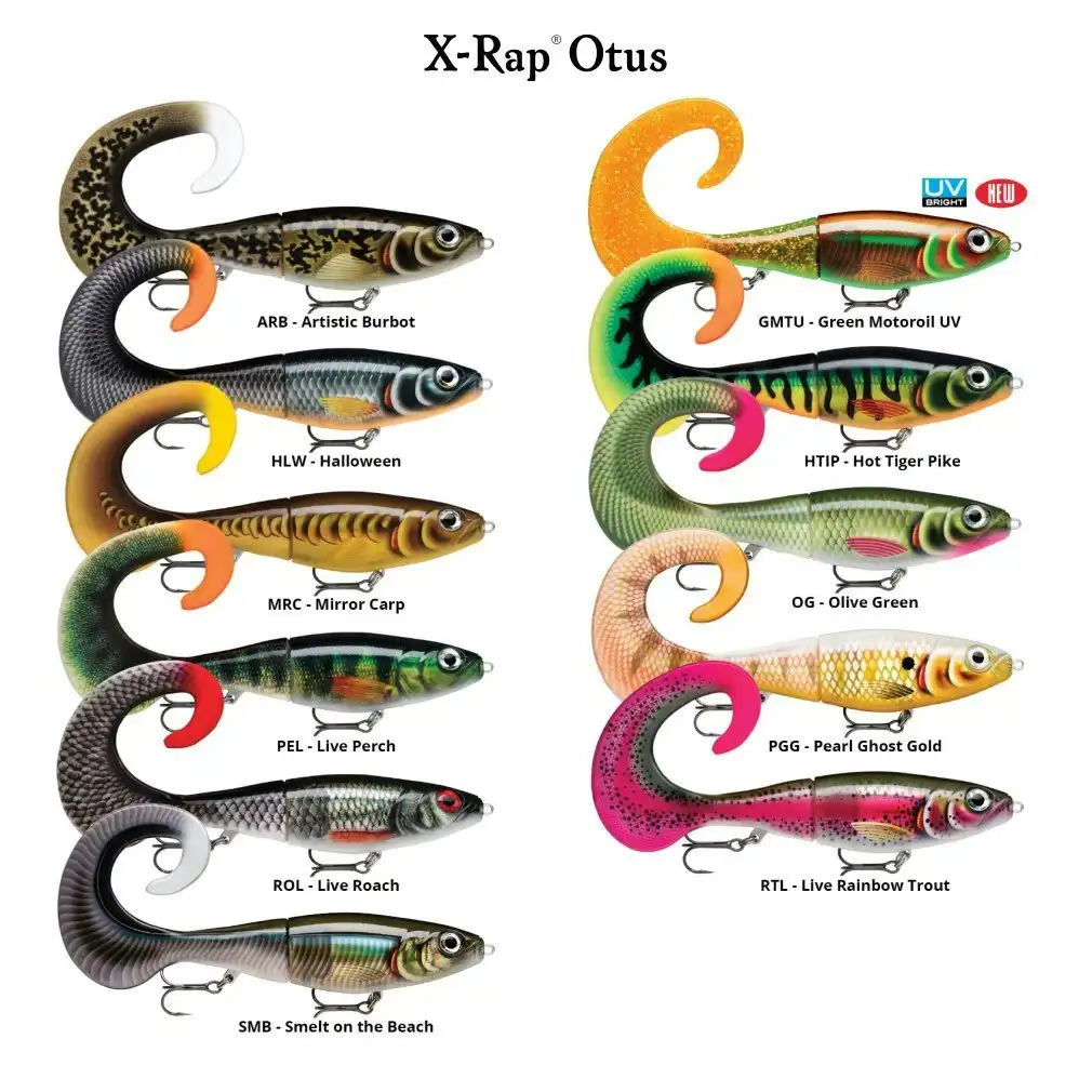 17cm Rapala X-Rap Otus Slow Sinking Hybrid Swimbait Fishing Lure