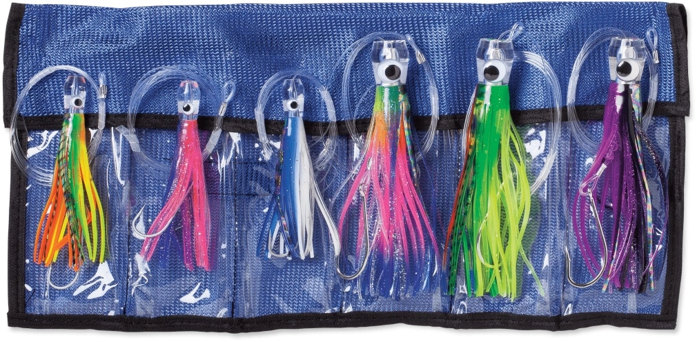 Williamson Sailfish Catcher Kit-6 x Assorted Sailfish Catcher Lures in Lure Wrap