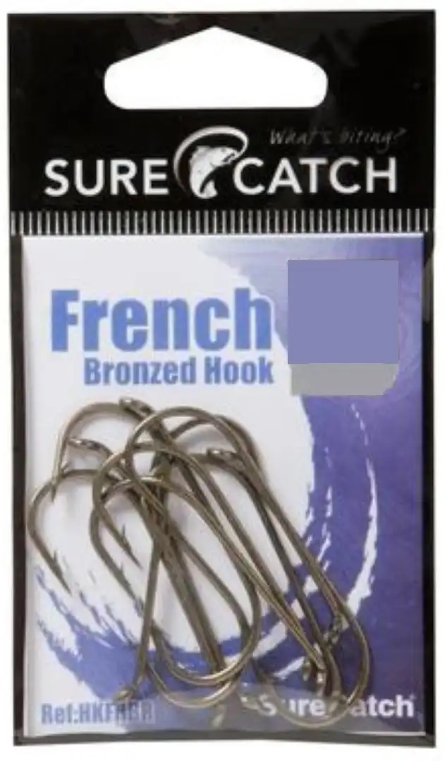 1 Packet of Surecatch French Bronzed Fishing Hooks