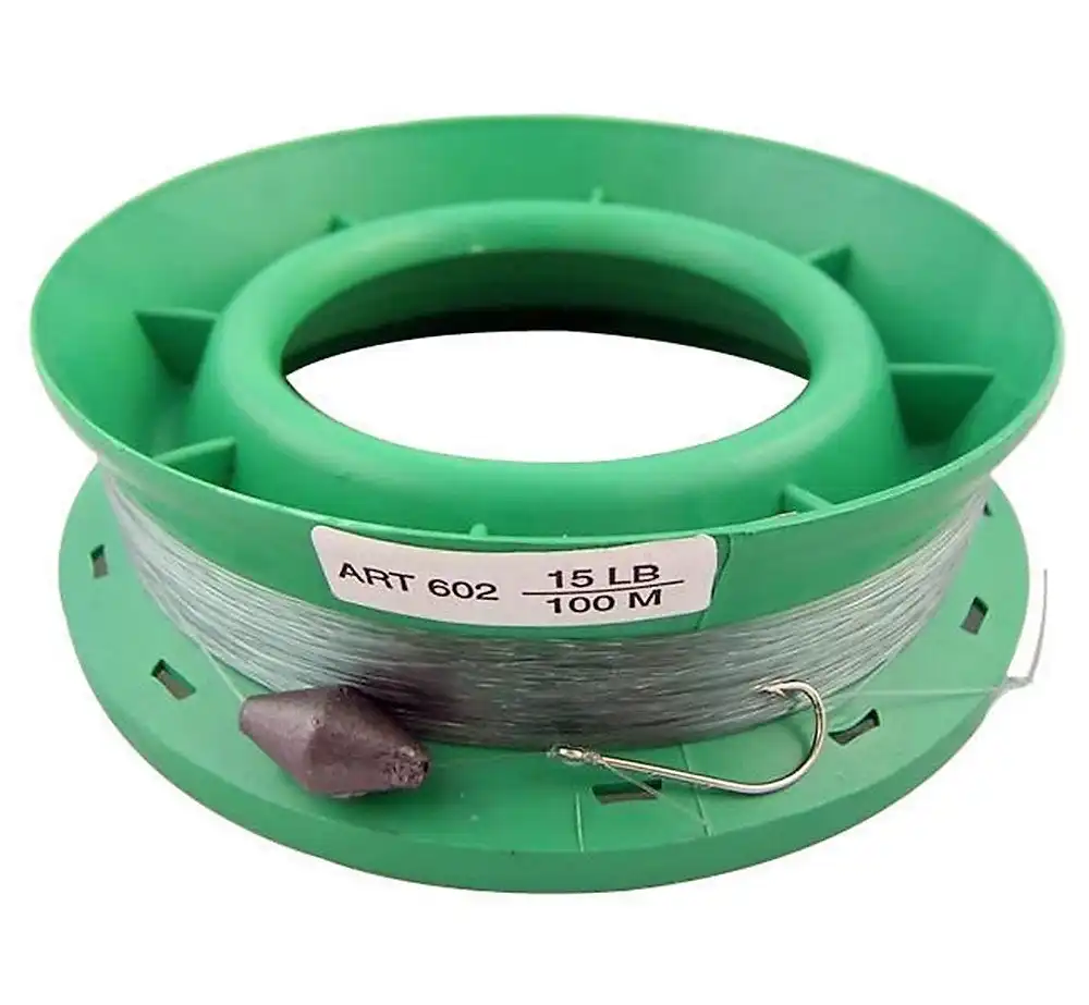 Jarvis Walker 7.5 Inch Hand Caster Pre-Rigged with 100m of 40lb