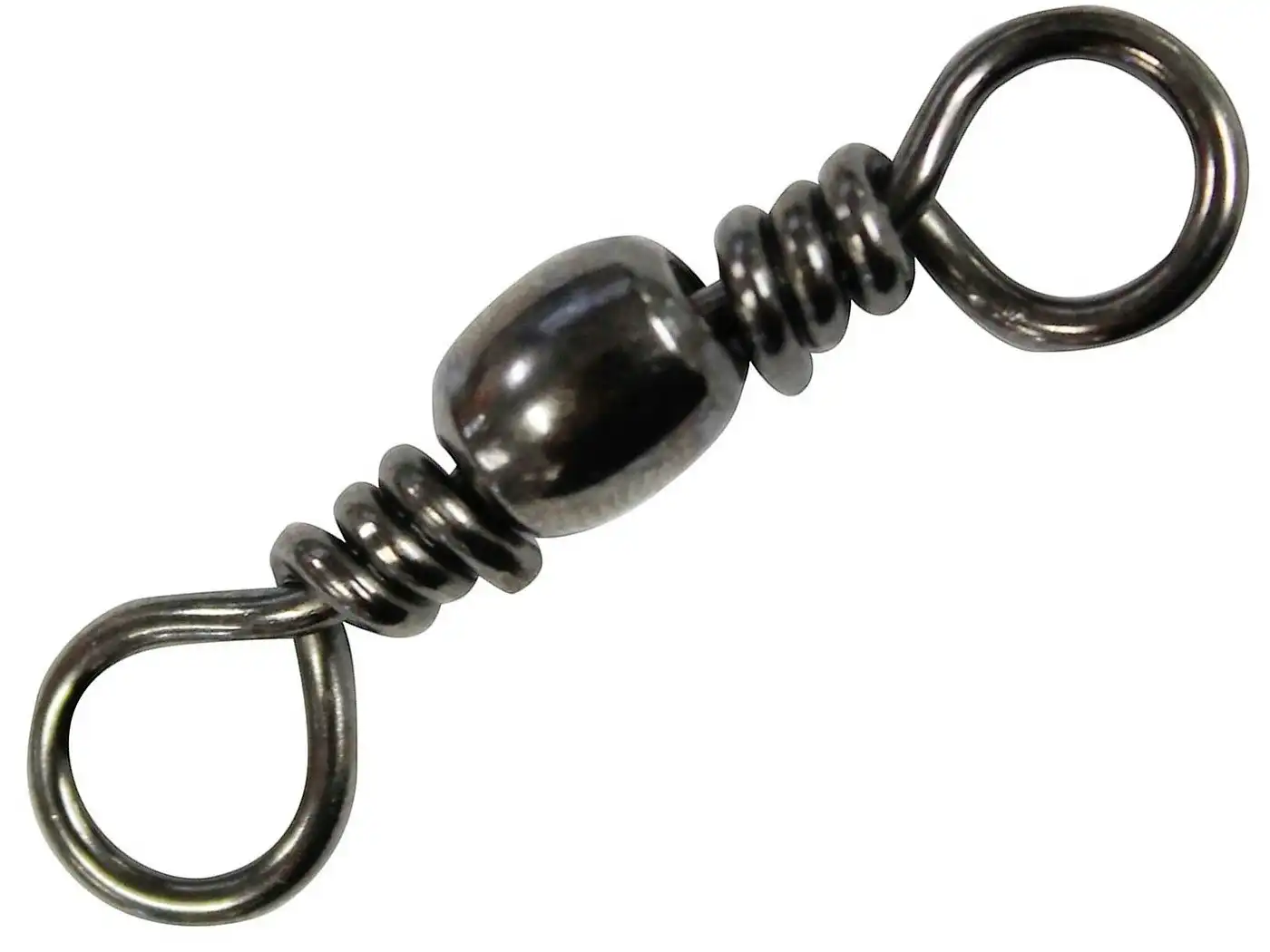 1 x Packet of Mustad Black Barrel Fishing Swivels