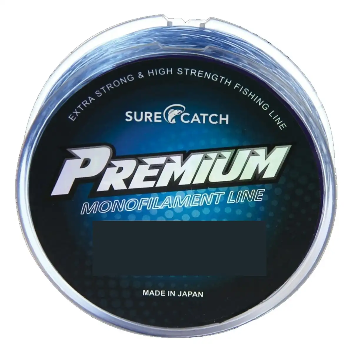 300m Spool of Surecatch Premium Monofilament Fishing Line - Blue Mono Line