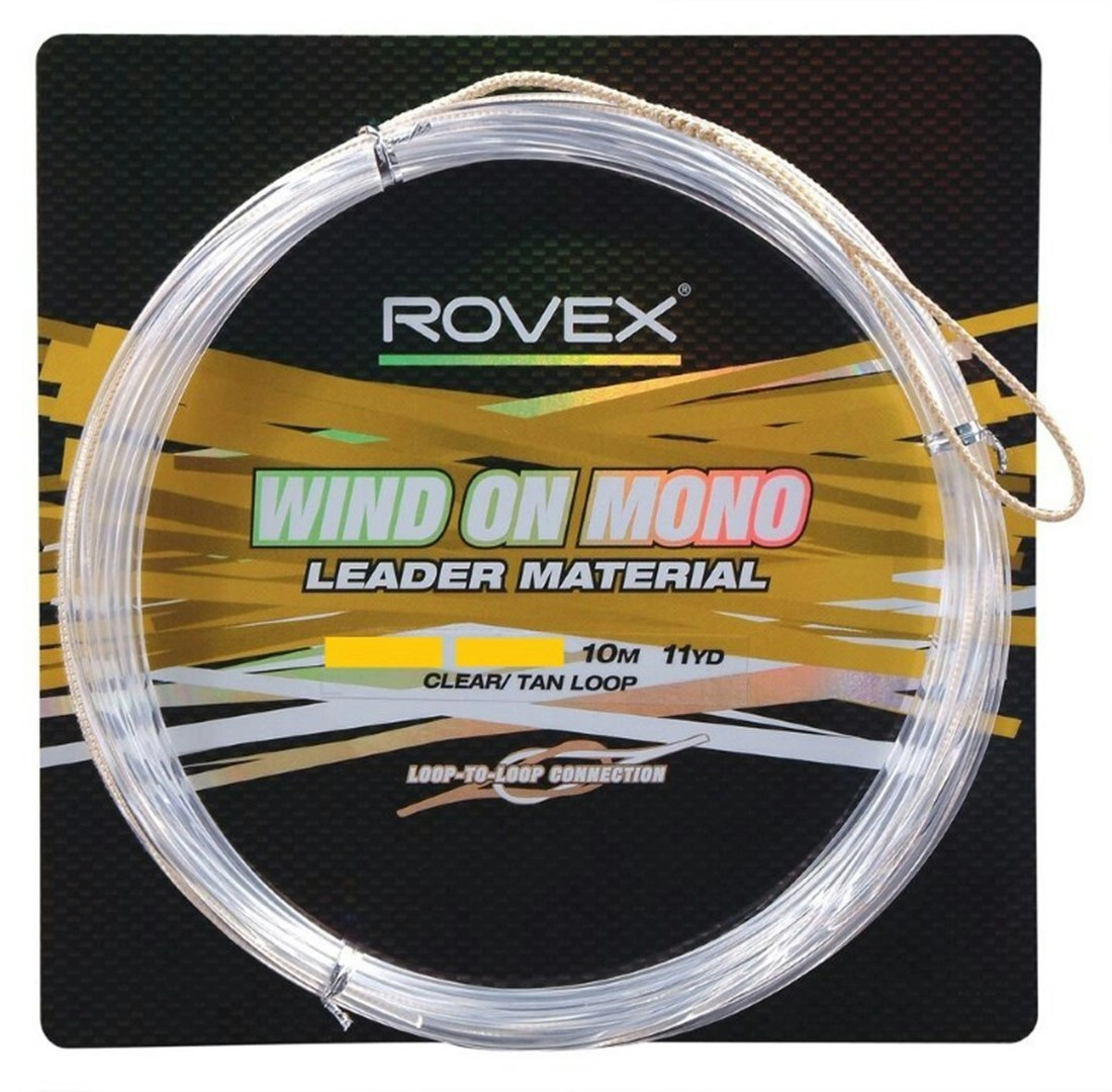 10m Length of Rovex Wind On Leader - Clear Mono Wind On Leader Material