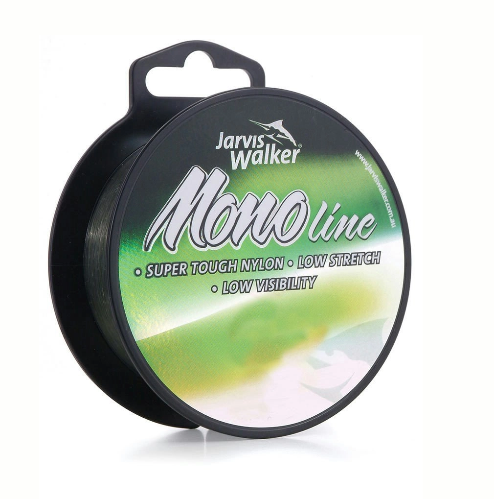 300m Spool of Jarvis Walker Monofilament Fishing Line - Dark Green Mono Line