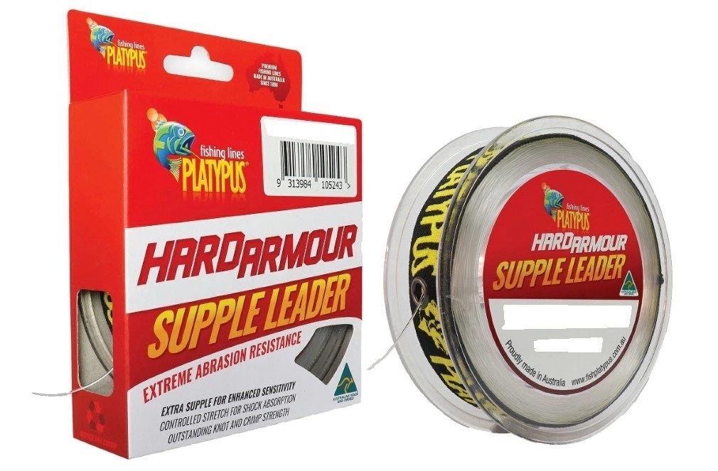 1 Spool of Platypus Hard Armour Supple Leader - Monofilament Fishing Leader