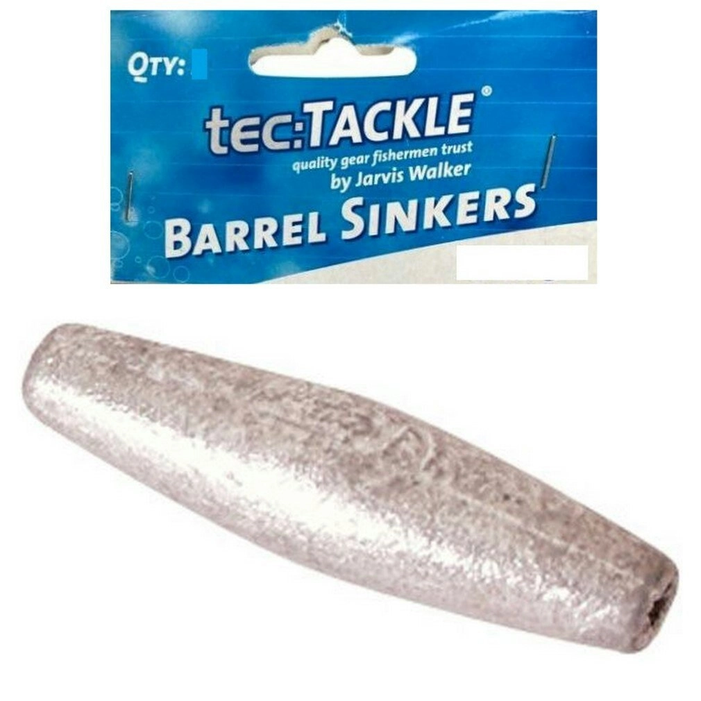 15 Pack of Jarvis Walker Size 00 Barrel Sinkers