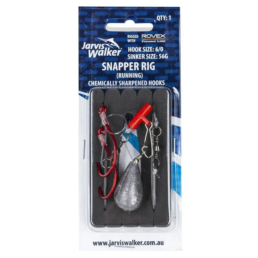 Size 6/0 Jarvis Walker Running Snapper Rig with 56g Bomb Sinker, Hooked  Online