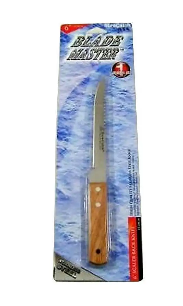 Surecatch 6 Inch Stainless Steel Scaler Back Fishing Knife