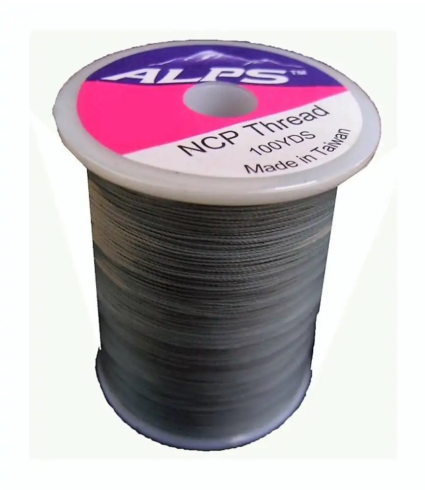 Alps 100yds of Grey Rod Wrapping Thread - Size A (0.15mm) Rod Binding Cotton