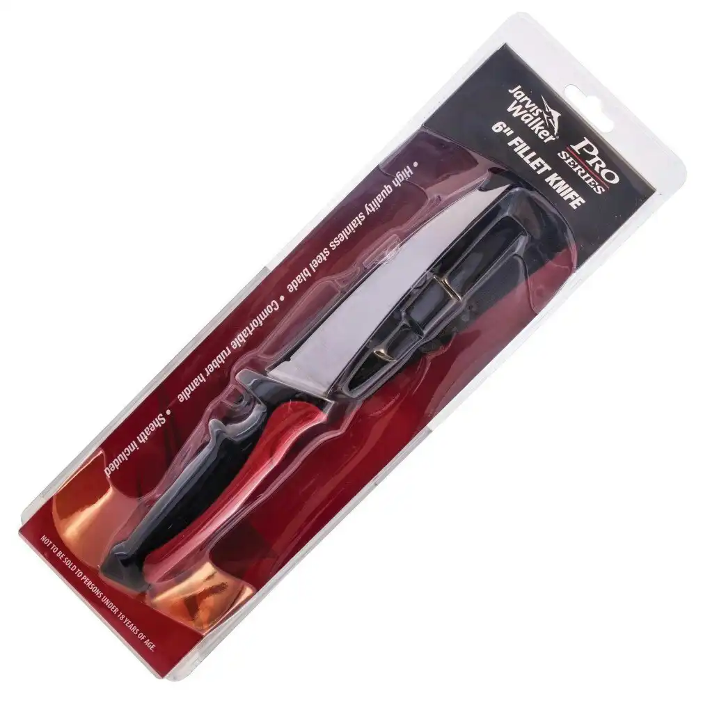 6 Inch Jarvis Walker Pro Series Stainless Steel Fillet Knife - Fishing  Knife, Hooked Online