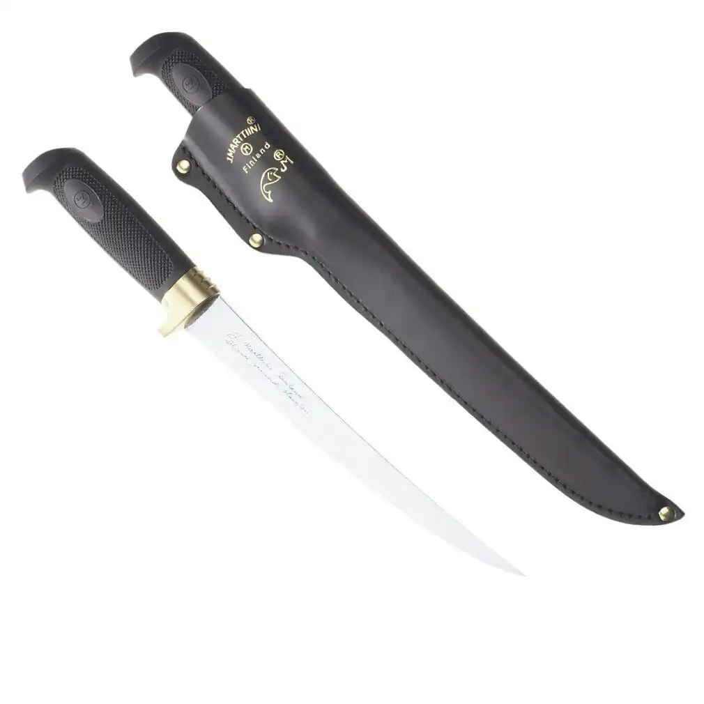 TT Fishing 7 Inch Titanium Coated Stainless Steel Fillet Knife with Sheath