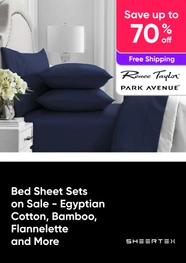 Bed Sheet Sets on Sale - Egyptian Cotton, Bamboo, Flannelette and More - Up to 70% Off