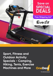 Sports, Fitness and Outdoor Activities Specials - Camping, Hiking, Tents, Exercise Machines and More