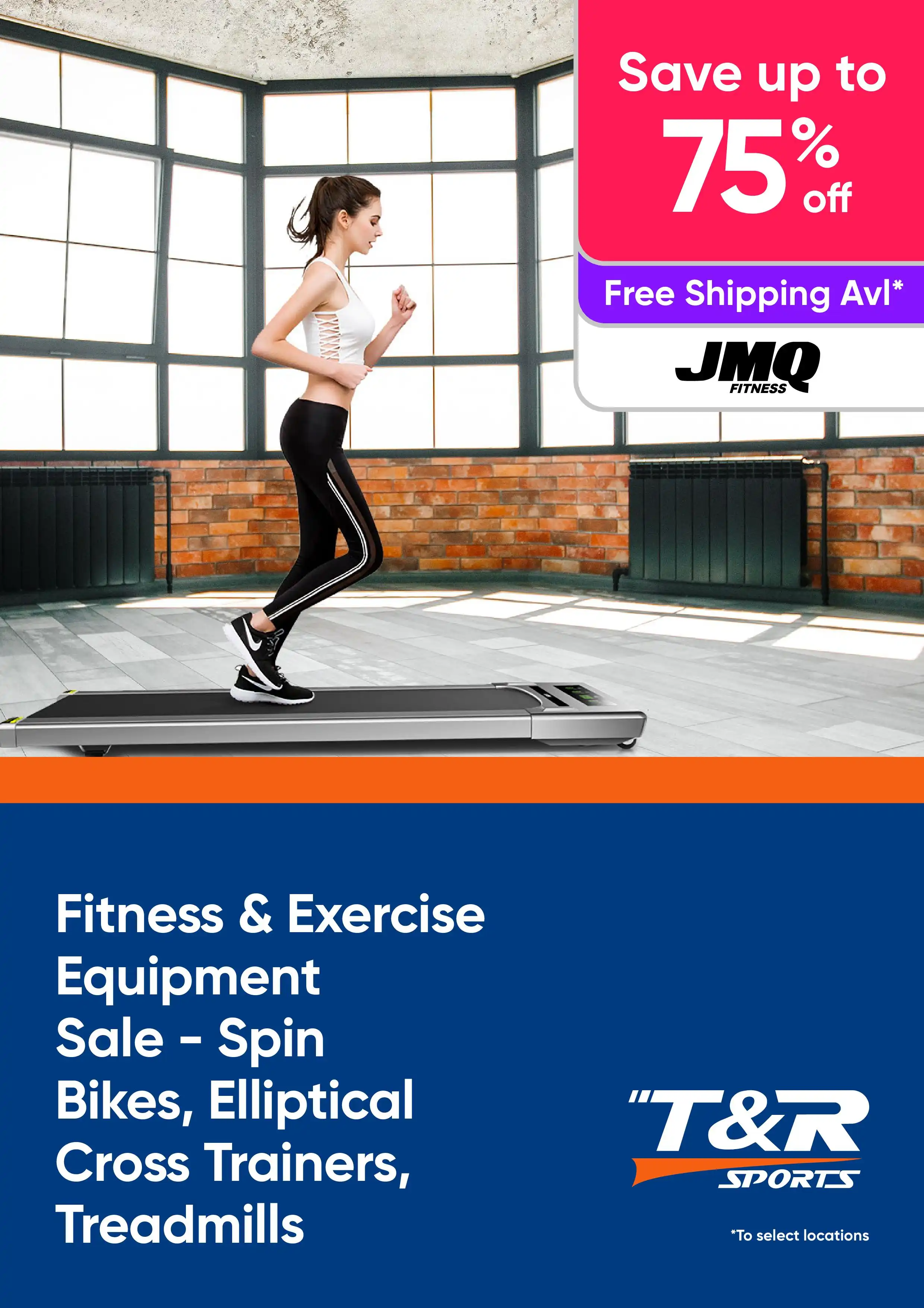 Fitness and Exercise Equipment Sale - Shop Deals on Spin Bikes, Treadmills Up to 75% Off RRP