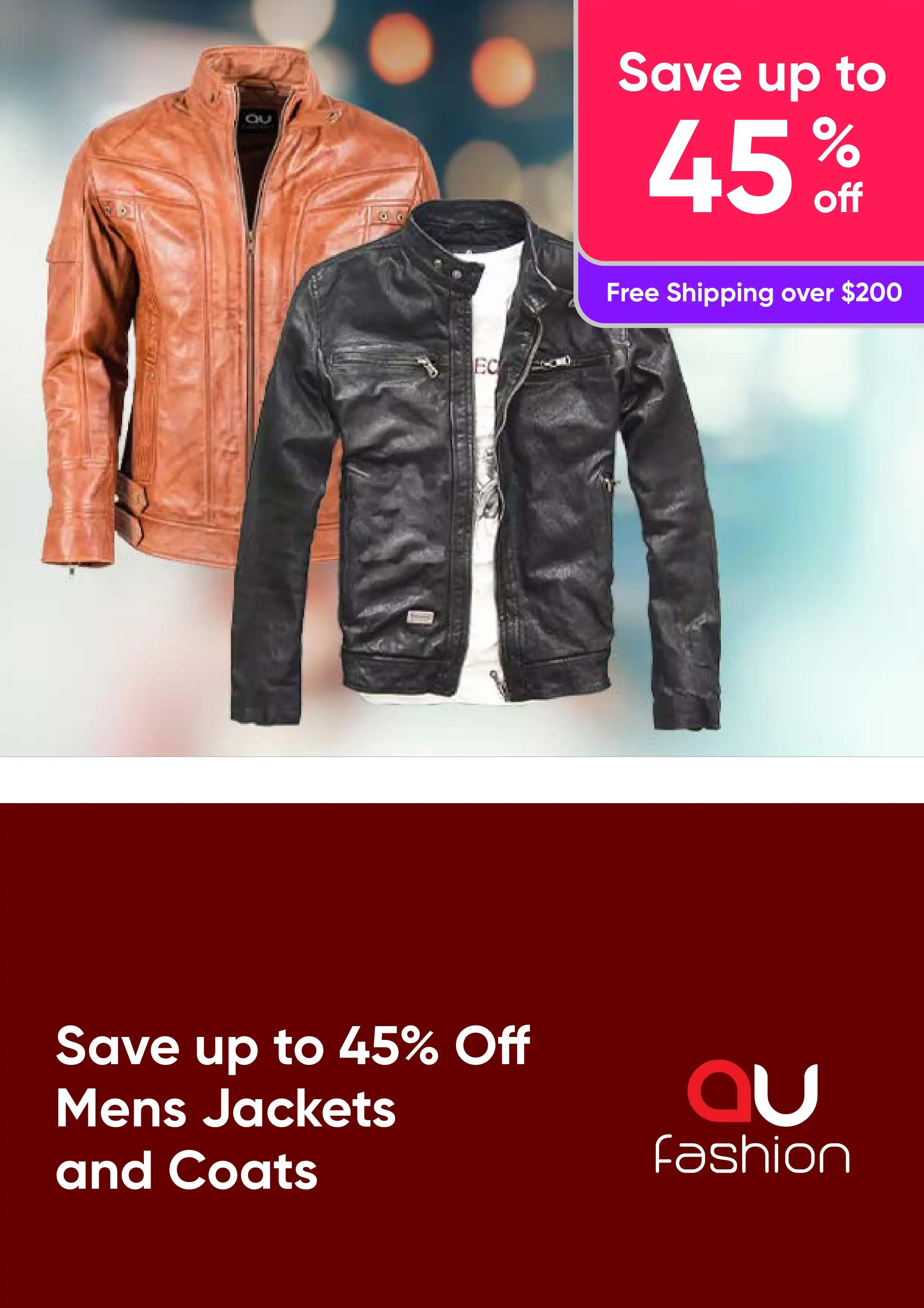Up to 45% Off Mens Jackets and Coats