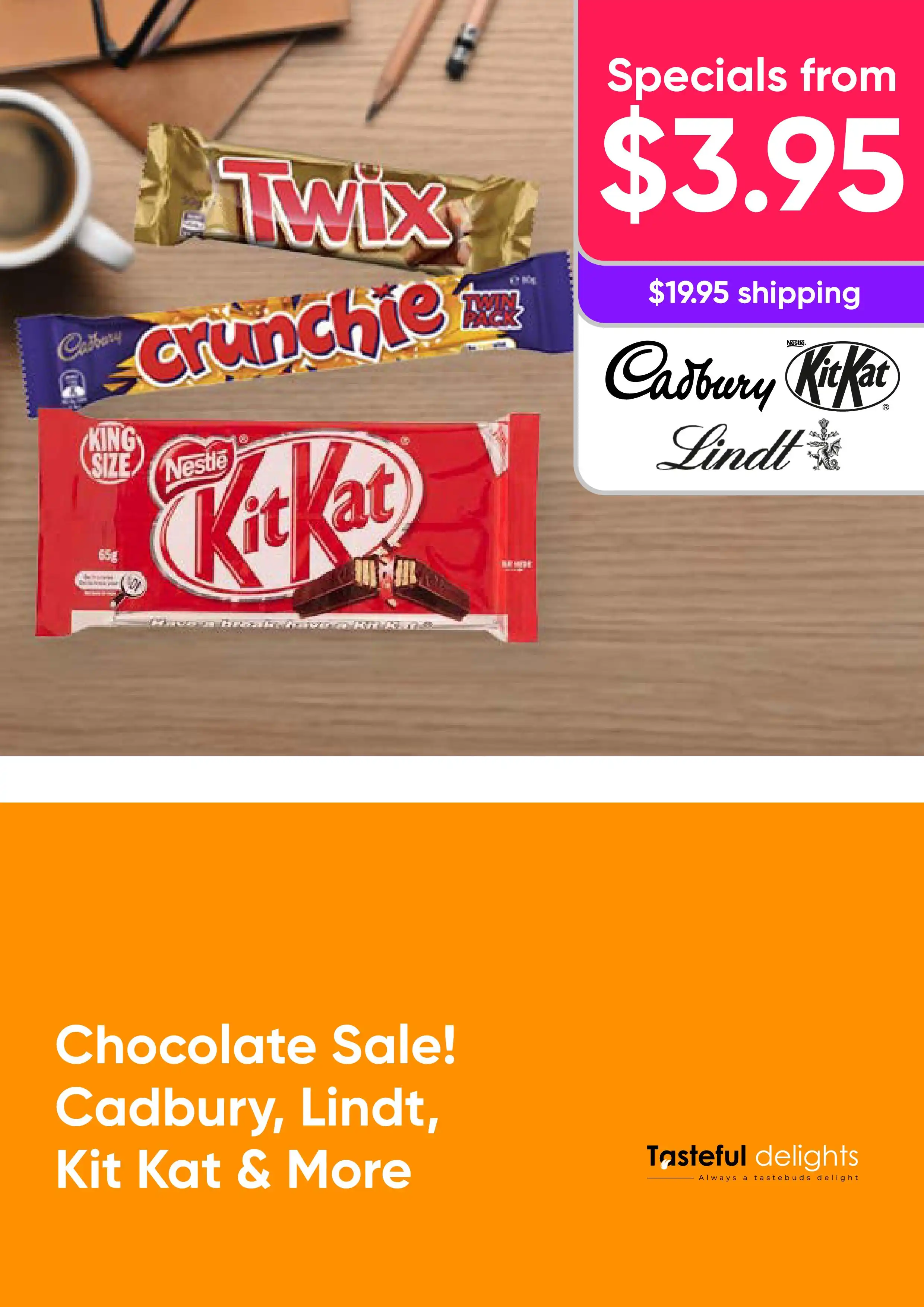 Chocolate Sale! Cadbury, Lindt, Kit Kat & More