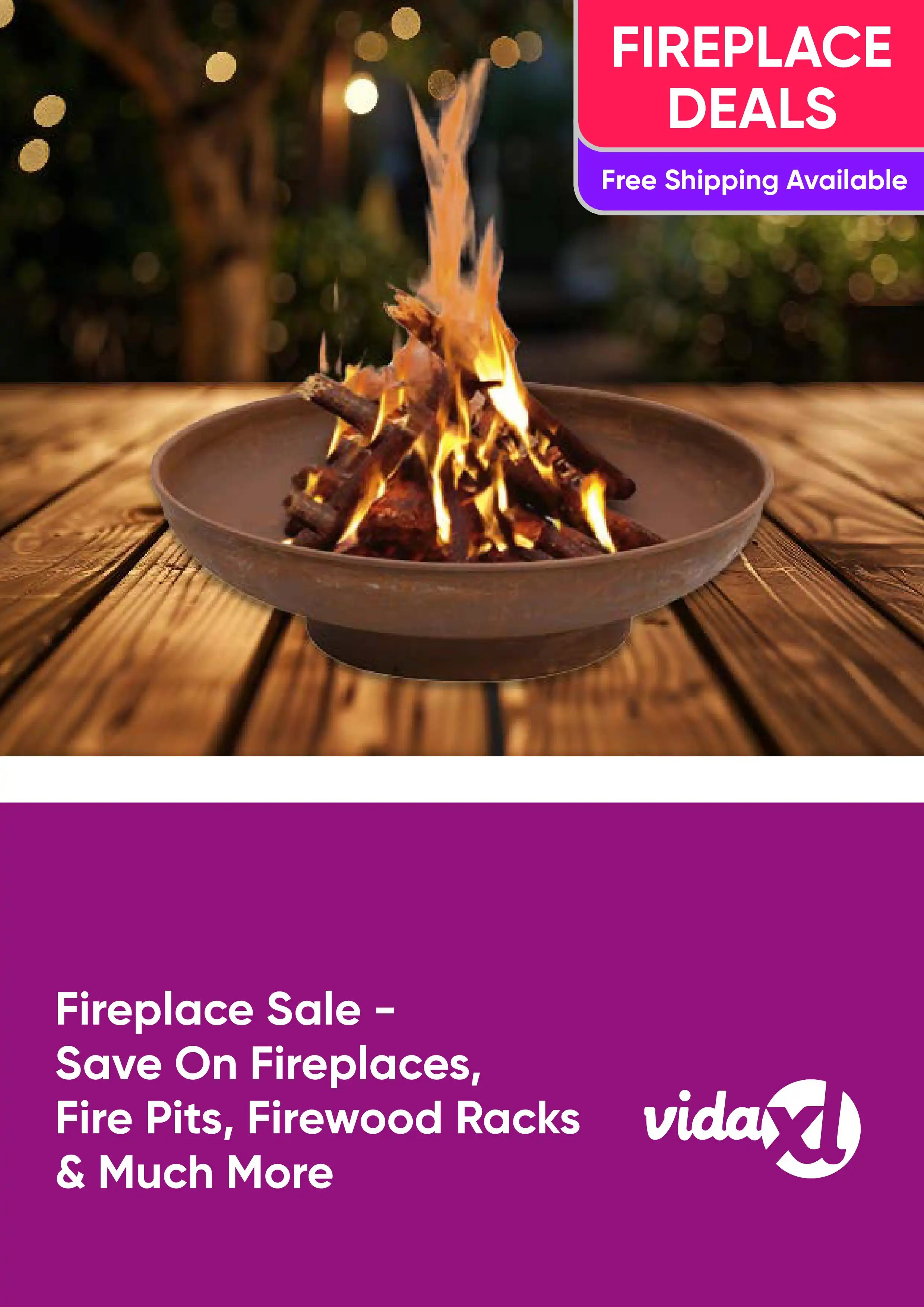 Cosy Fireplaces Sale - Save On Fireplaces, Fire Pits, Firewood Racks and Much More