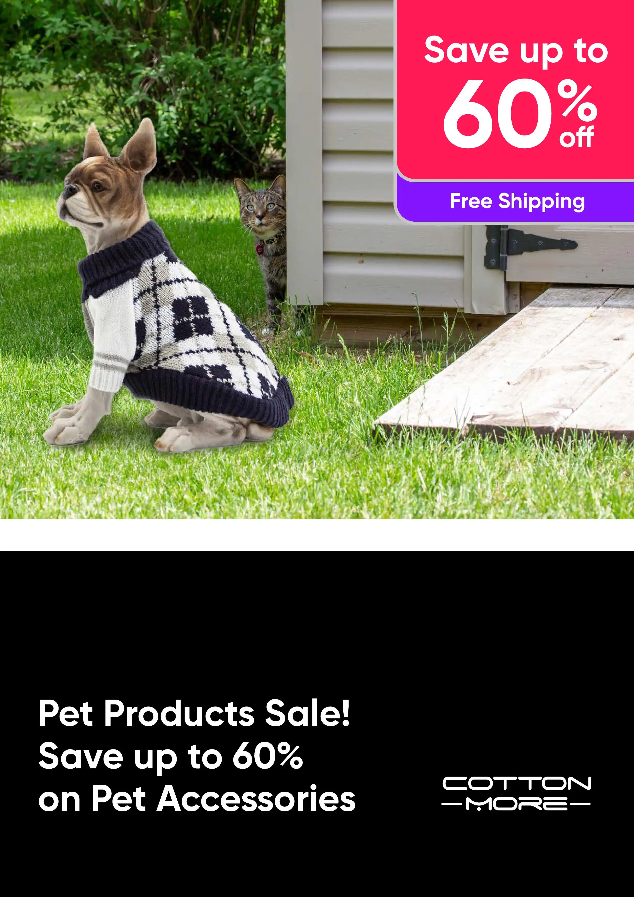 Pet Products Sale! Save up to 60% on Pet Accessories