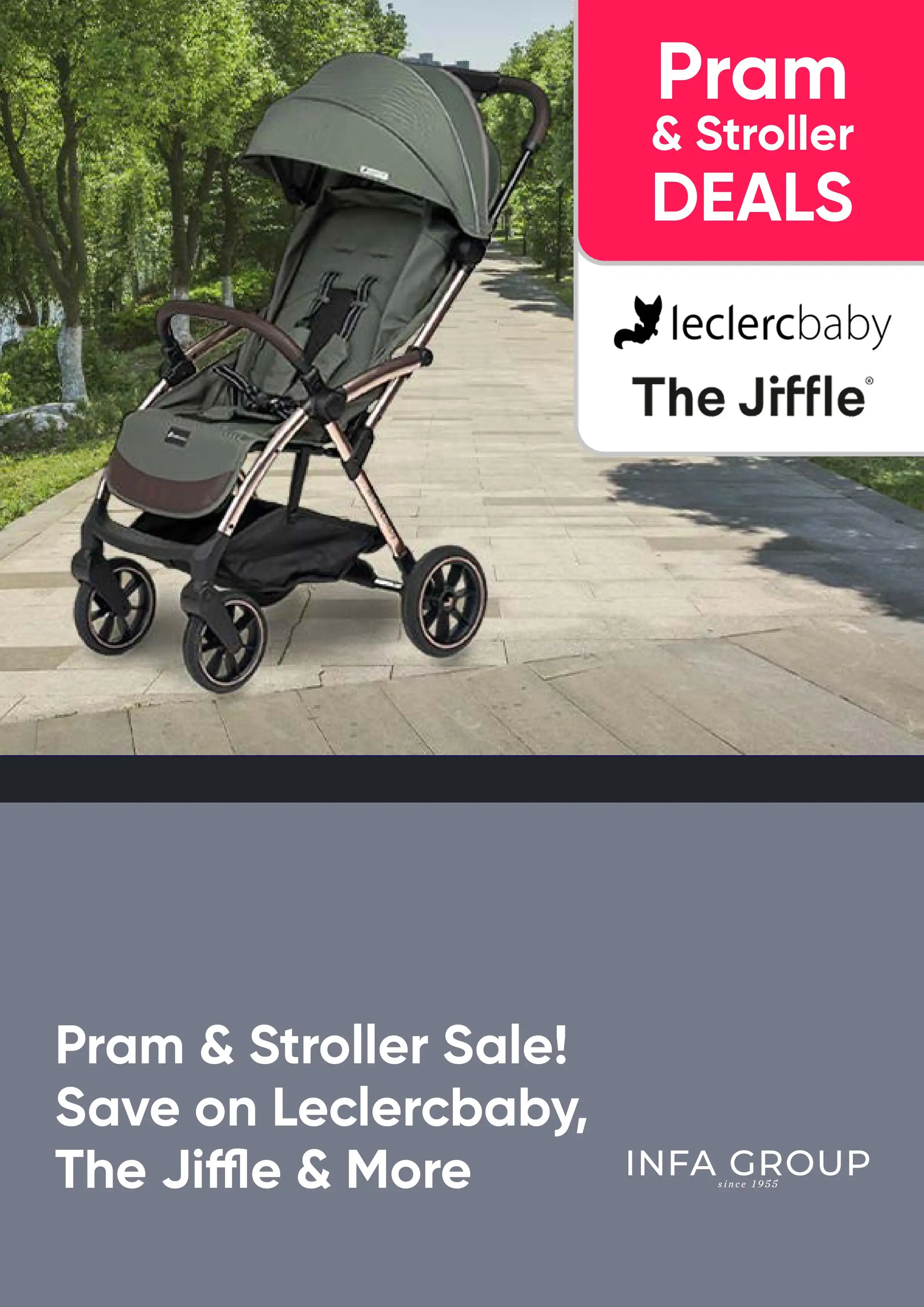 Pram & Strollers Sale! Save on Leclercbaby, The Jiffle & more