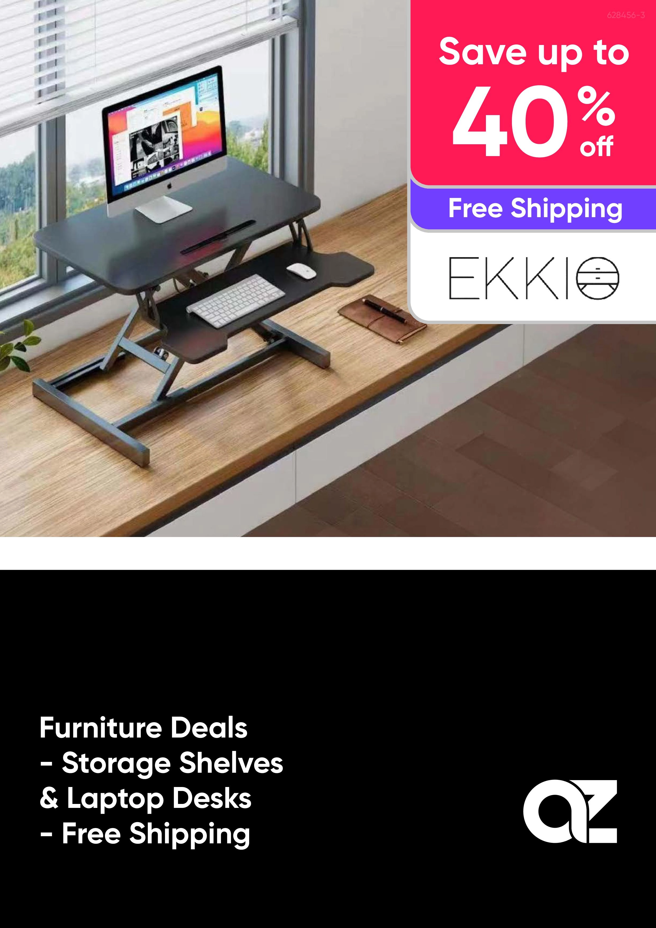 Furniture Deals - Storage Shelves and Laptop Desks - Ekkio - Free Shipping