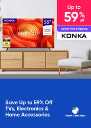 Save Up to 59% Off Tv's, Electronics & Home Accessories