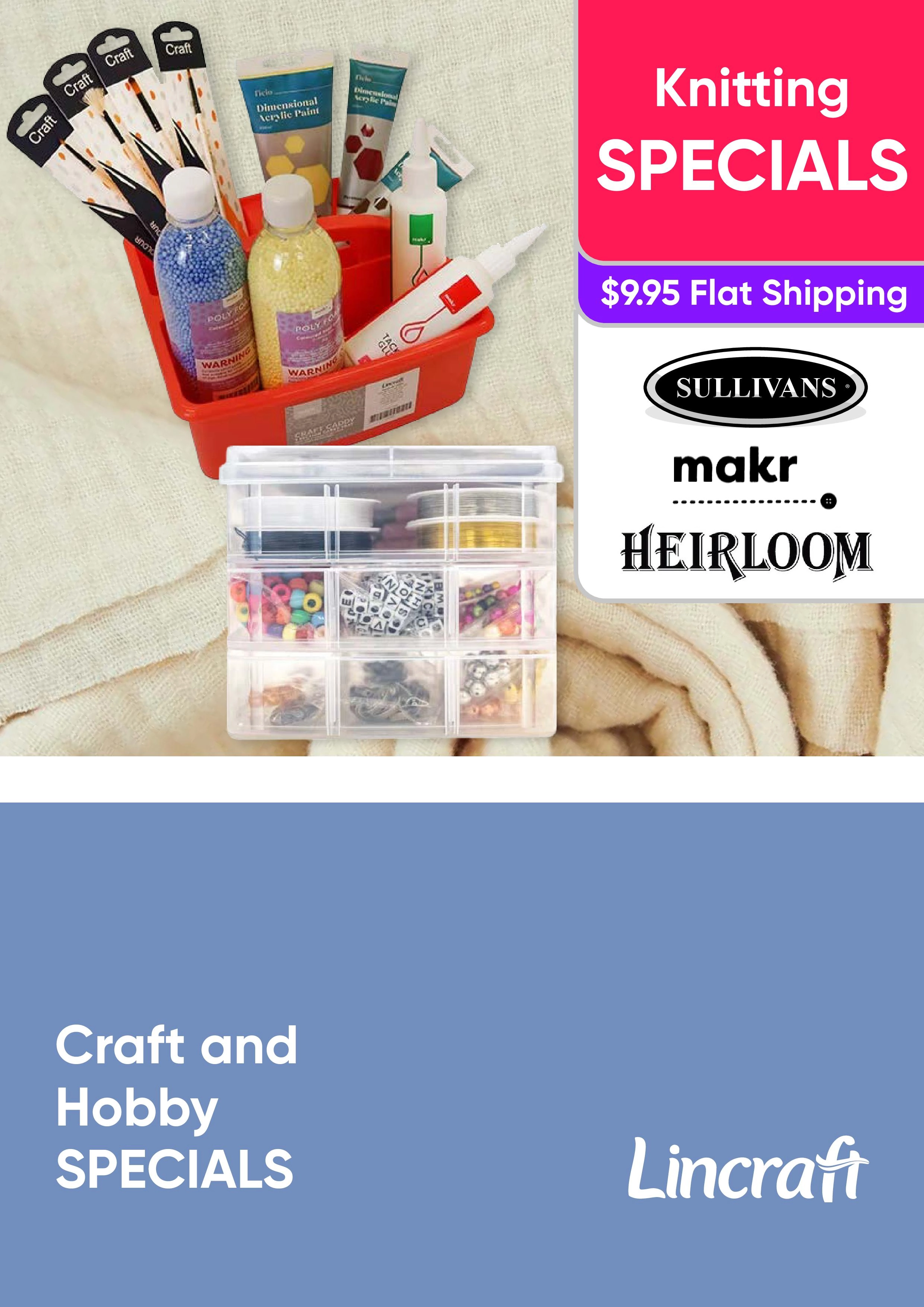 Craft and Hobby Specials - Knitting Yarn, Fabric Glue and More - Sullivans, Makr